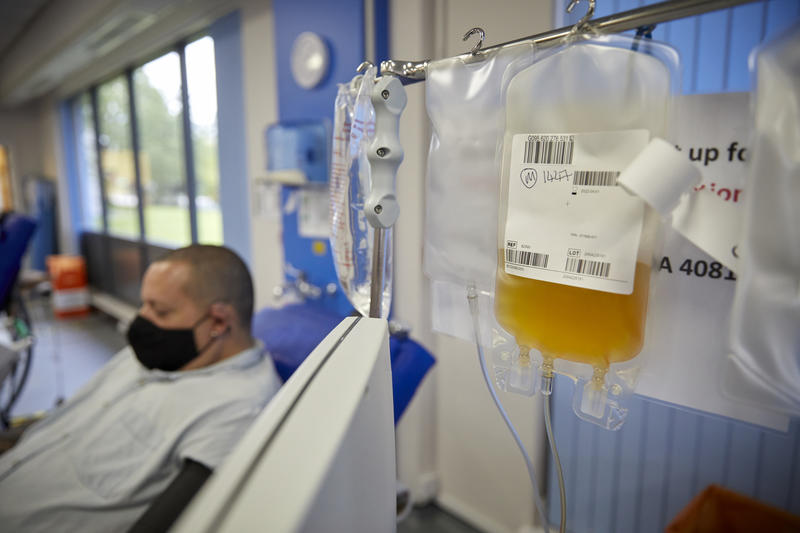 RECOVERY trial convalescent plasma donation