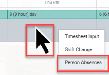 person absences